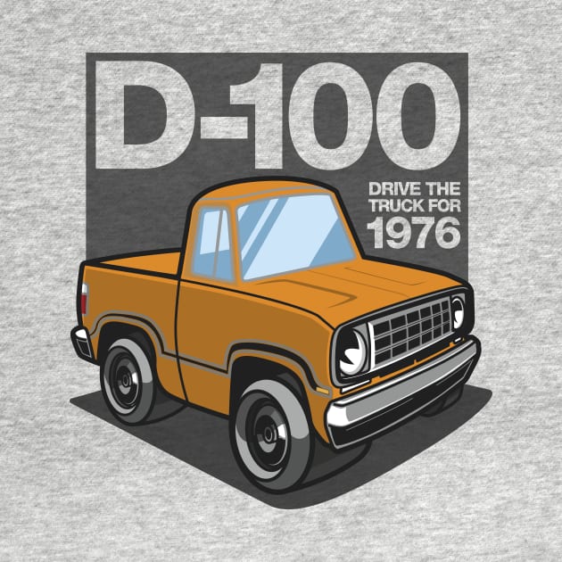 D100 - 1976 (Chrome Yellow) by jepegdesign